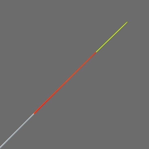 DIMENSION海上釣堀両軸トリガーSP専用カスタム穂先(パイプ付き)